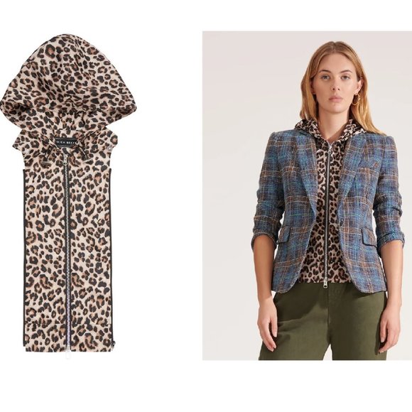 veronica beard leopard dickey